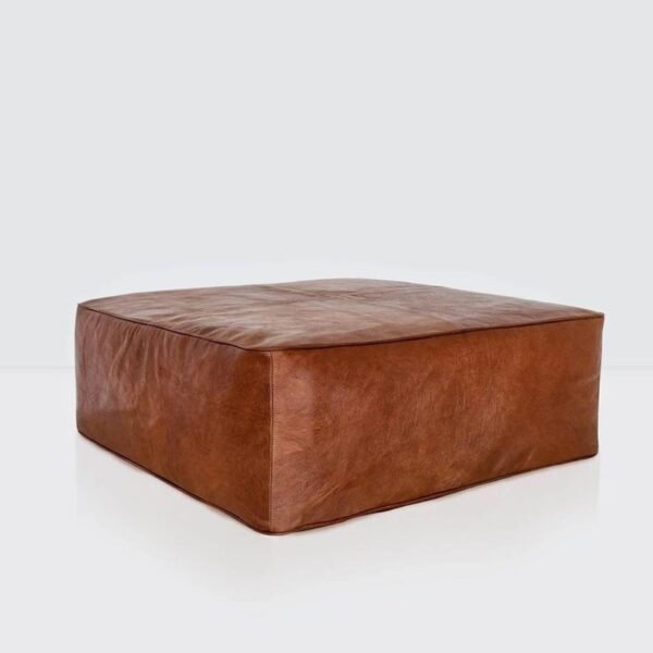 Pouf Ottoman en Cuir