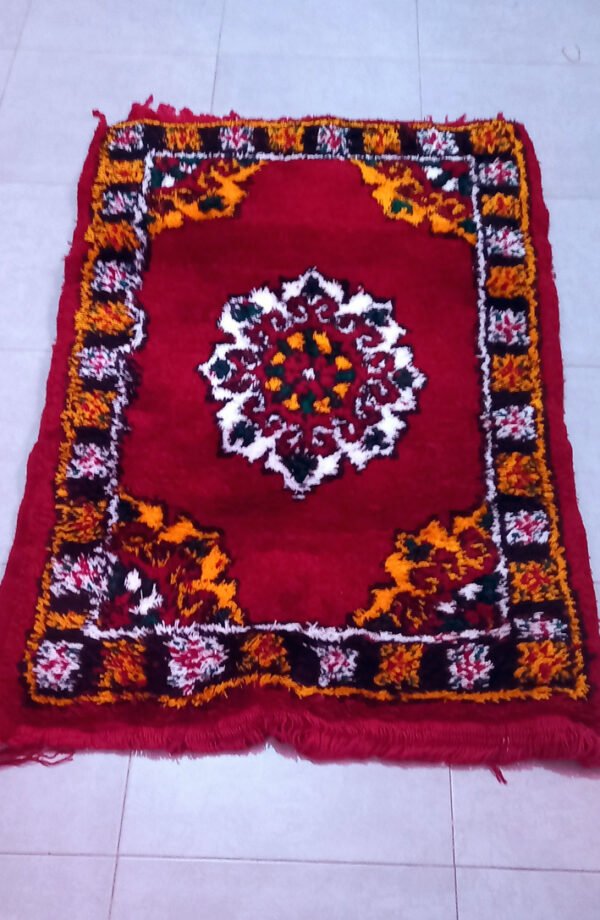 Tapis Berbère rouge – Image 3