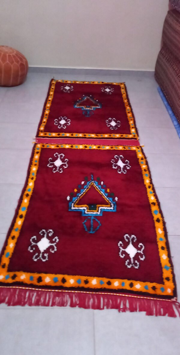 Tapis Berbère rouge – Image 3